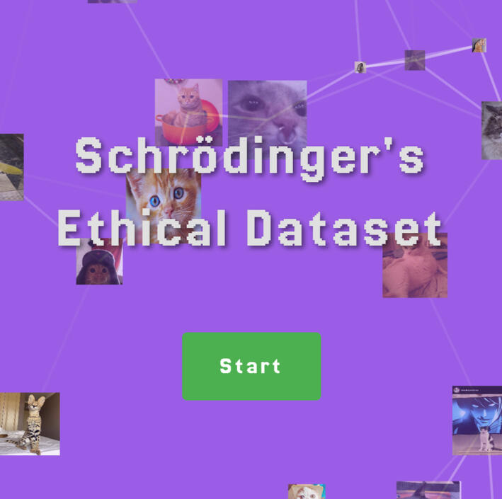Schrödinger's Ethical Dataset Web game 2025